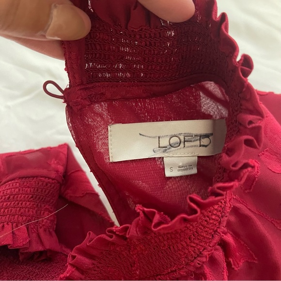 Loft S red top - Picture 3 of 5